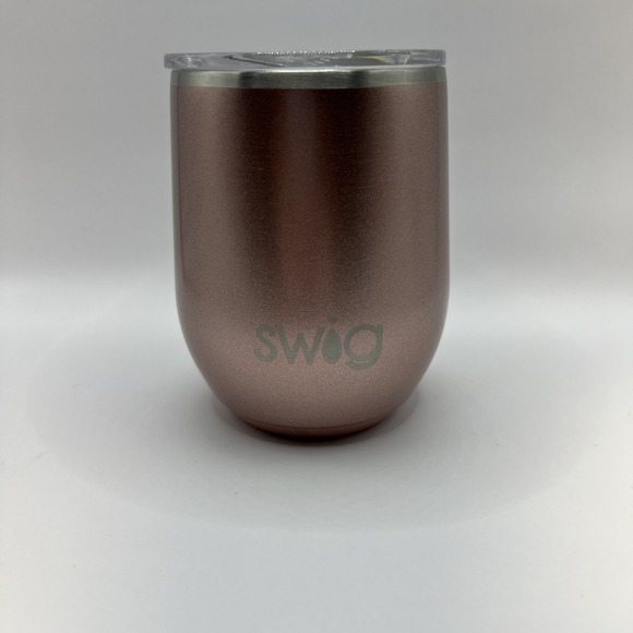 Other - Swig Life Stemless Wine‎ Cup Tumbler in Shimmer Rose Gold (12 oz)